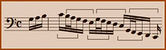 ...пример амбивалентности из Сюиты для виолончели соло до-мажор...