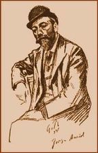...Жорж Ориоль с посредственного рисунка Жоржа Редона...
