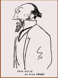 ...этой дурной карикатурой Альфреда Фрю открывалось фумистическое эссе Жоржа Ориоля «Erik Satie, the Velvet Gentleman»...