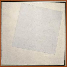 ...«знаменитый» и «легендарный» белый супрематический квадрат Казимира Малевича, написанный в 1918 году, спустя тридцать пять лет после белой картины Альфонса Алле...