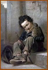 ...мальчик-савояр, нищий оборванец в Париже (1863 год, буквально через пару лет после очередной аннексии Савойи)...