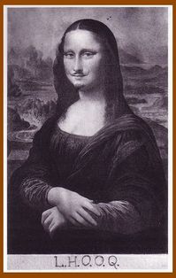 ...спустя всего лишь 33 года Марсель Дюшан «нарисовал» (в каюте транс’атлантического лайнера) дадаистическую картину «Мона Лиза» с усами...